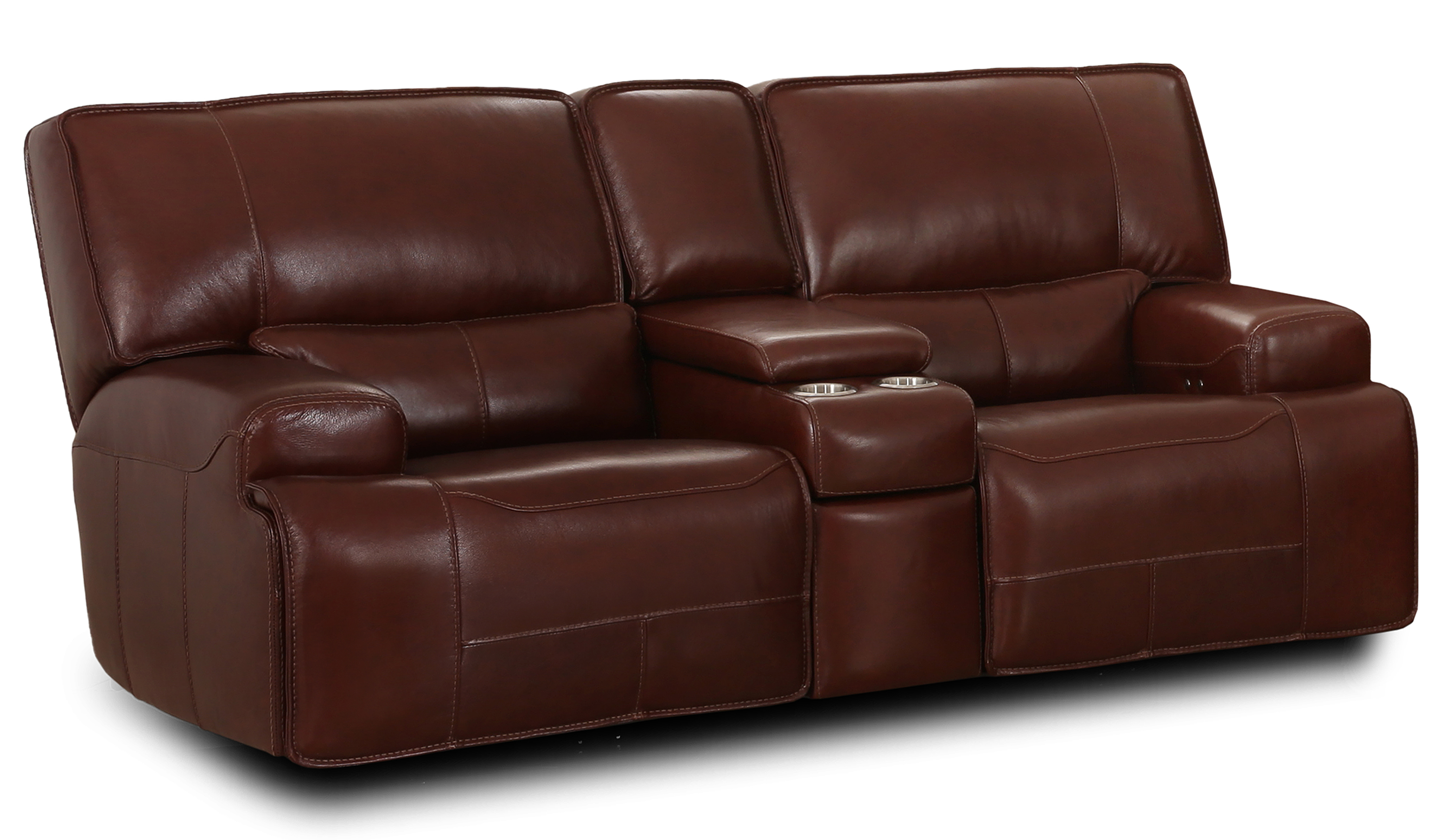 denali power reclining leather sofa by simon li